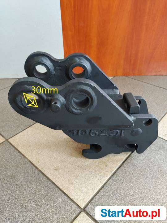 Szybkozłącze minikoparki Kubota CAT Takeuchi CASE