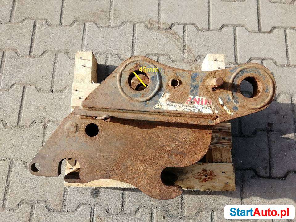 Szybkozłącze minikoparki Kubota kx161 CAT Takeuchi JCB