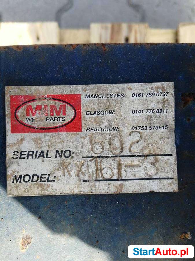 Szybkozłącze minikoparki Kubota kx161 CAT Takeuchi JCB