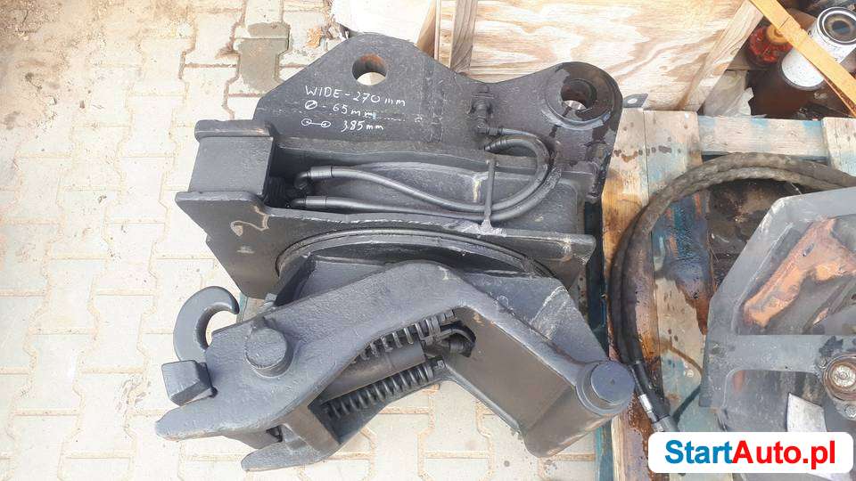 Szybkozłącze obrotowe Verachtert do koparki (rototilt)