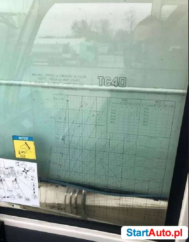 Terex TC40 dźwig samojezdny