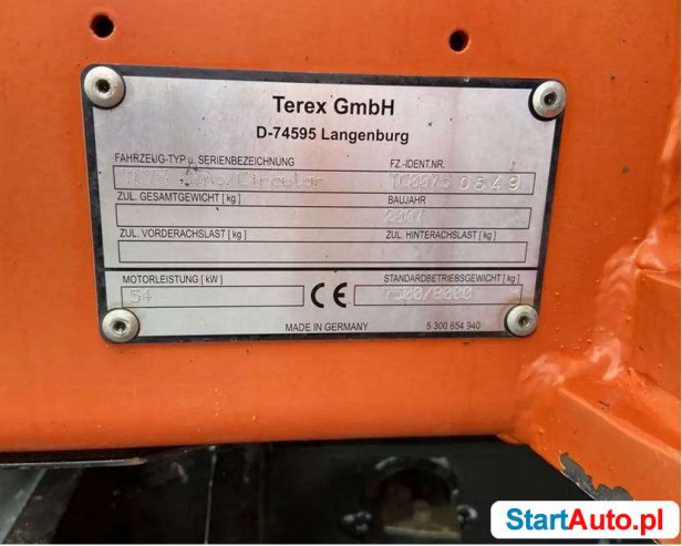 Terex TC 75 MINI Koparka gąsienicowa