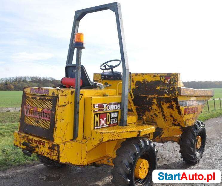 Thwaites 5000 wozidło 5 t jak Terex PT5000 Dumper Koleba