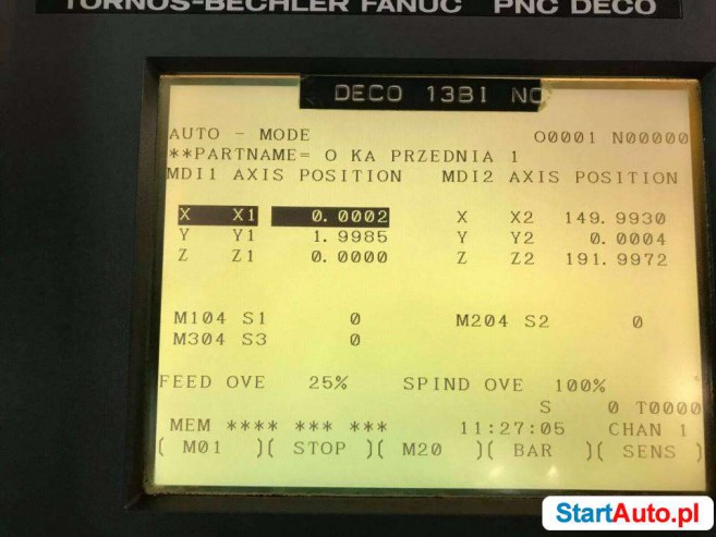 Tornos Deco 13 Bi – Automat Tokarski
