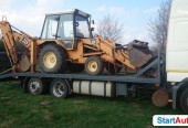 Transport maszyn budowlanych koparek ładowarek