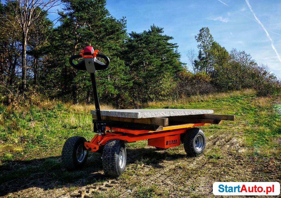 Transporter elektryczny o udźwigu 600 kg kamieniarstwo