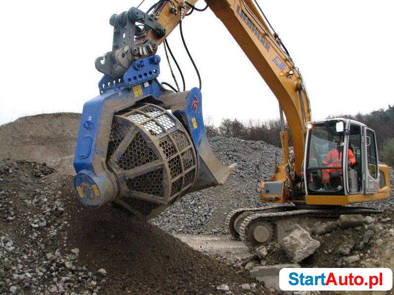 TREVIBENNE BVR09e nowa ŁYŻKA przesiewająca 690kg HARDOX