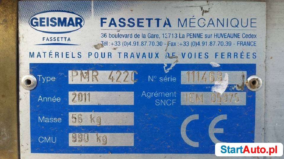 Urządzenie do podnoszenia i wymiany szyn kolejowych