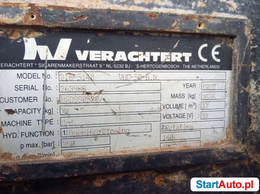 VERACHTERT VHC 50 nożyce wyburzeniowe*