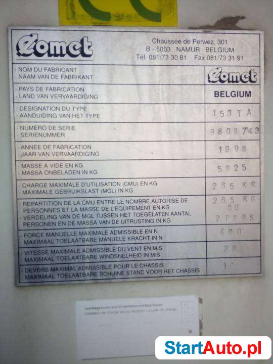 VOLVO FL6 podnośnik koszowy