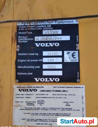 Volvo L150E ładowarka kołowa