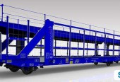 Wagon 2×2-osiowy laweta samochodowa Laaers L07A