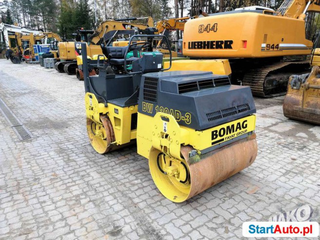 Walec BOMAG BW 120 AD-3, CAT JCB AMMANN WACKER