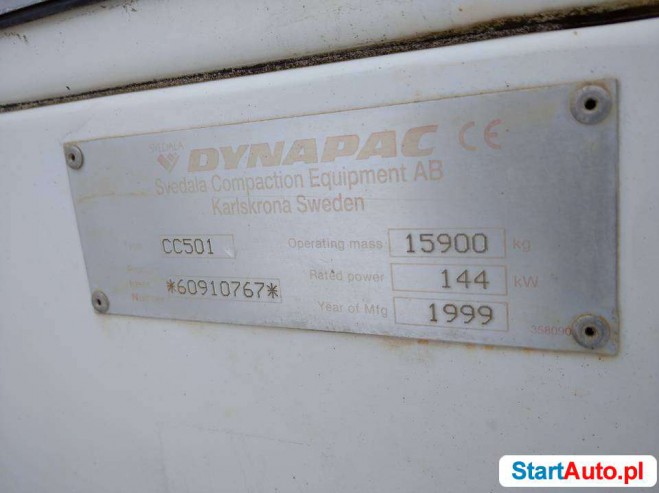 Walec drogowy Dynapac CC 501
