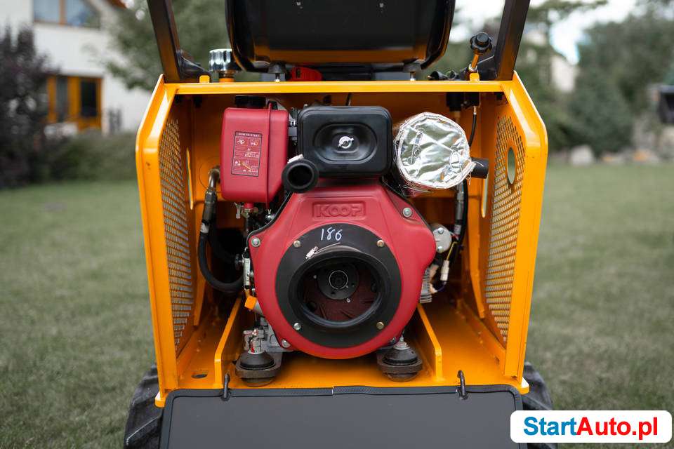 WARSZAWA Minikoparka Nowa Berger Kraus BK800B z 3 łyżkami