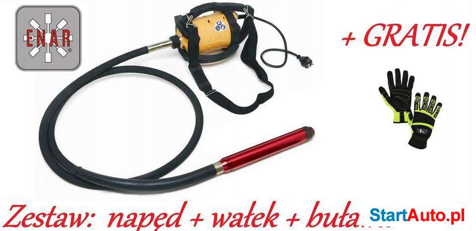 Wibrator do betonu Enar Dingo 230 V 4m / 40mm + GRATIS !!!