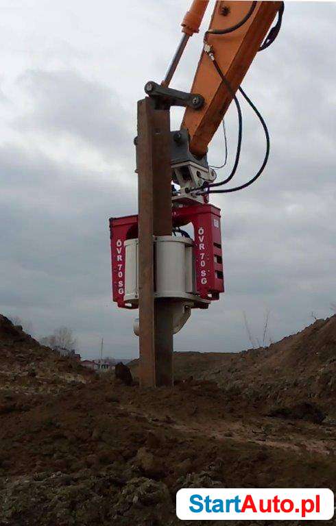 Używany wibromłot OVR 70SG na koparkę