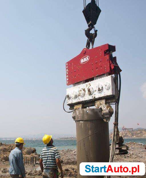 Wibromłot SVR 50 NF do pracy na dźwigu