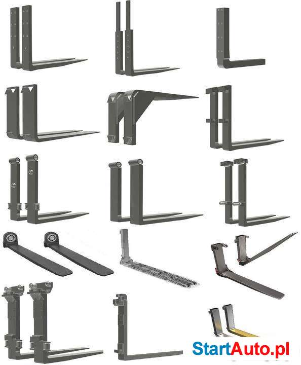 Widła widły 1400x100x40mm kl.IIA do wózka widłowego