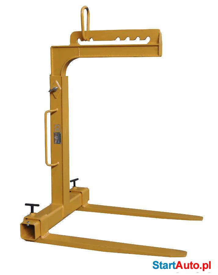 Widły do palet z uchwytem ustawnym udźwig 2000kg