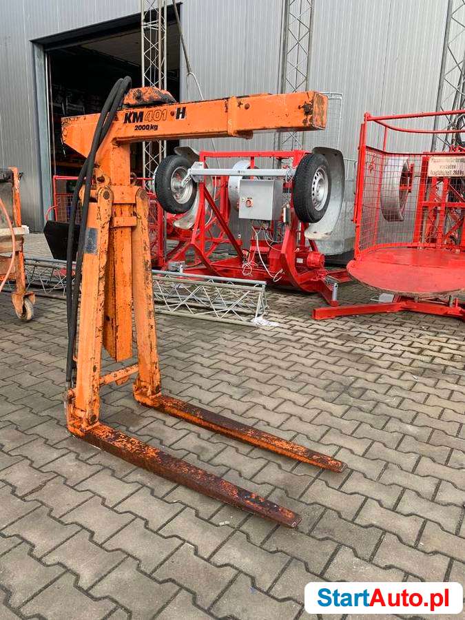 Widły grzebieniowe do palet Kinshofer 2T Hydrauliczne
