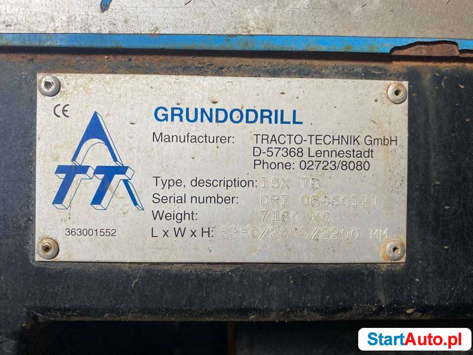 Wiertnica Tracto-technik Grundodrill 15 X TD