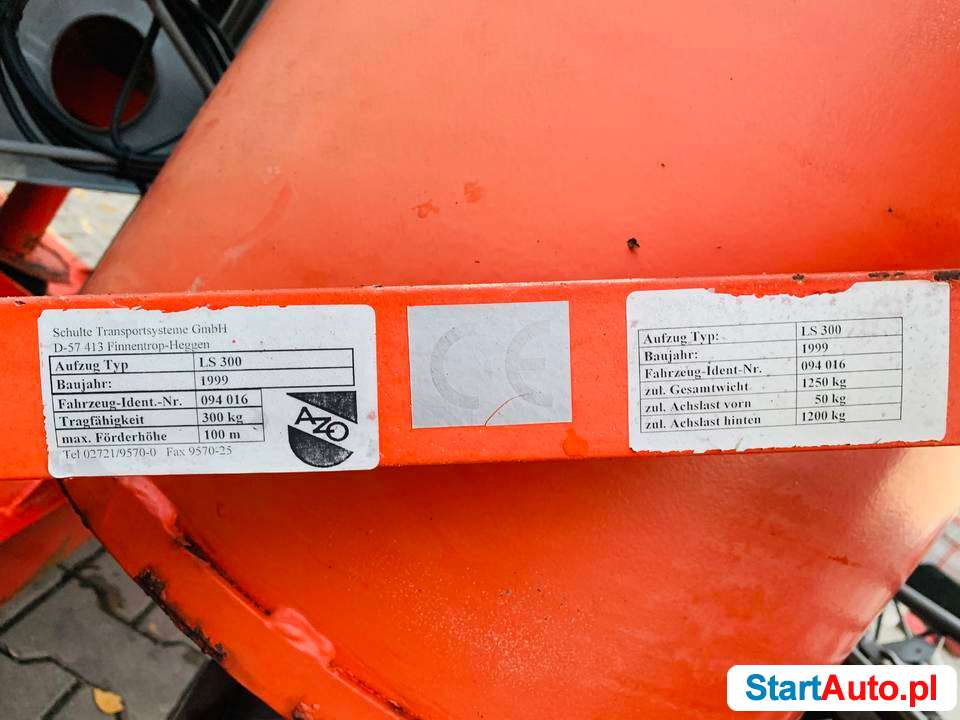 Winda budowlana ALOYS ZEPPENFELD AZO LS 300 wciągarka wyciąg