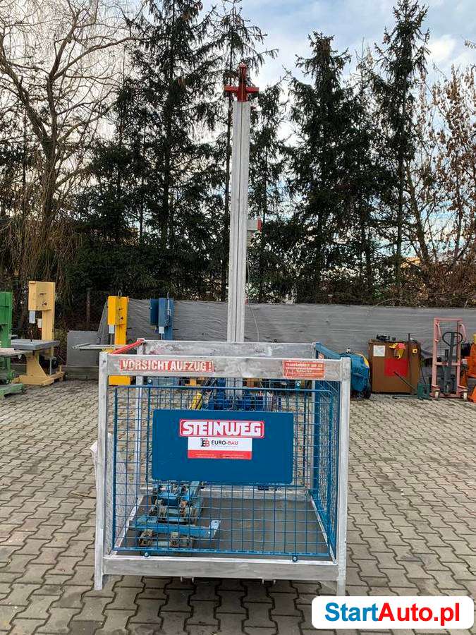 Winda budowlana STEINWEG koszowa podnośnik wciągarka 200kg