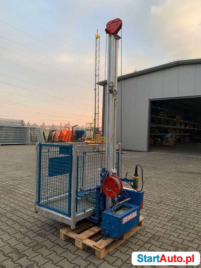 Winda budowlana STEINWEG koszowa podnośnik wciągarka 200kg