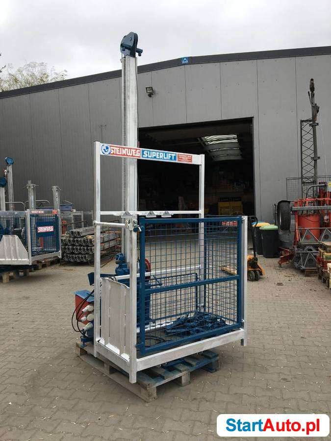 Winda budowlana – wyciąg Steinweg Superlift 11 m rusztowanie