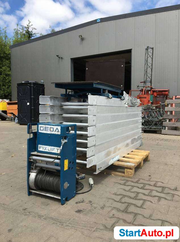 Winda dekarska budowlana GEDA Fixlift 250kg 16m dachówka