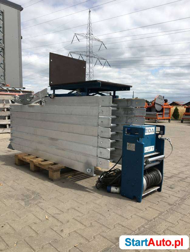 Winda dekarska budowlana GEDA Fixlift 250kg udźwigu 1,2kW