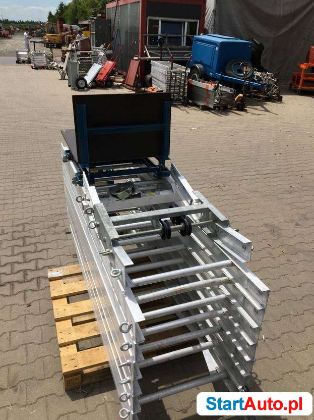Winda dekarska budowlana GEDA Fixlift 250kg udźwigu 1,2kW
