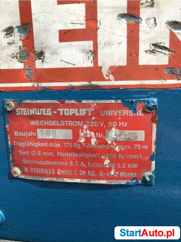 Winda dekarska budowlana STEINWEG 16m (163)
