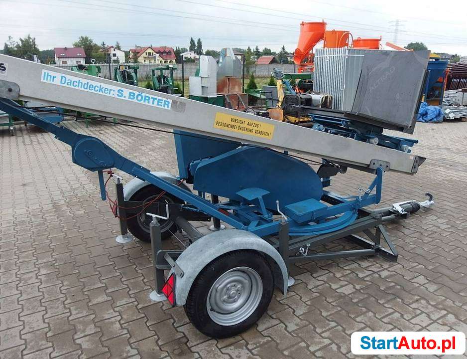 Winda drabina dekarska KLAAS LM-D 21m dachówka panele