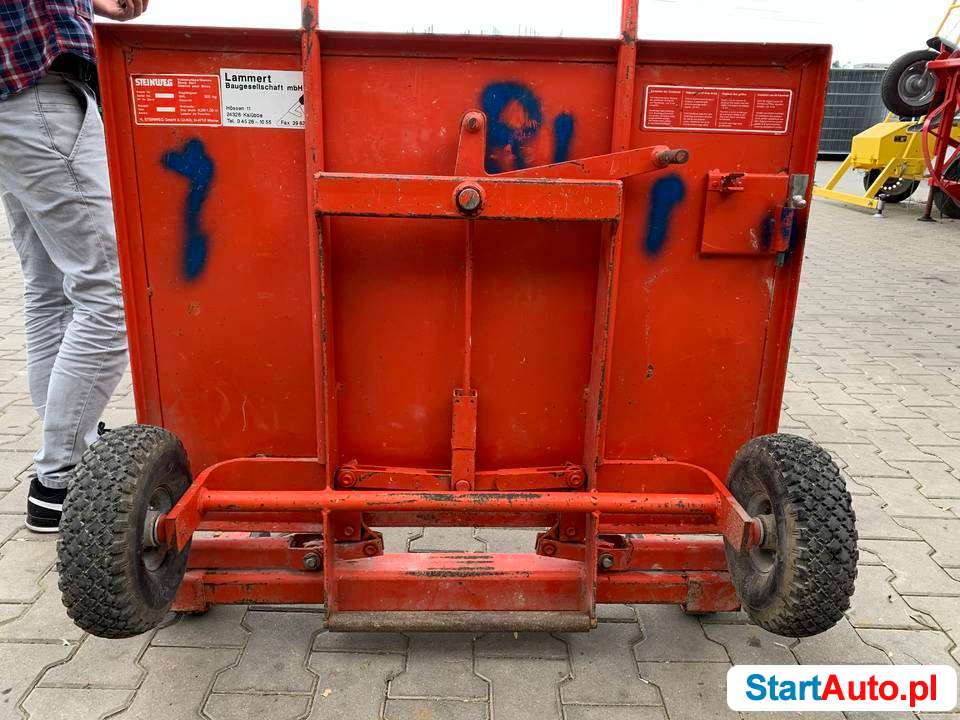 Wózek mechaniczny STEINWEG transportowania kostki brukowej