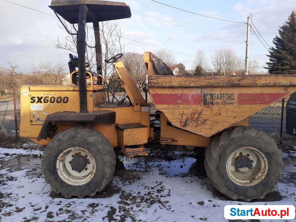Wozidło budowlane barford SX6000 6t 2003r Terex