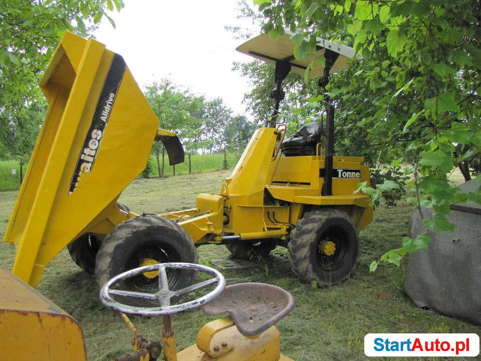 Wozidło budowlane Thwaites sprowadzone ze Szwajcarii