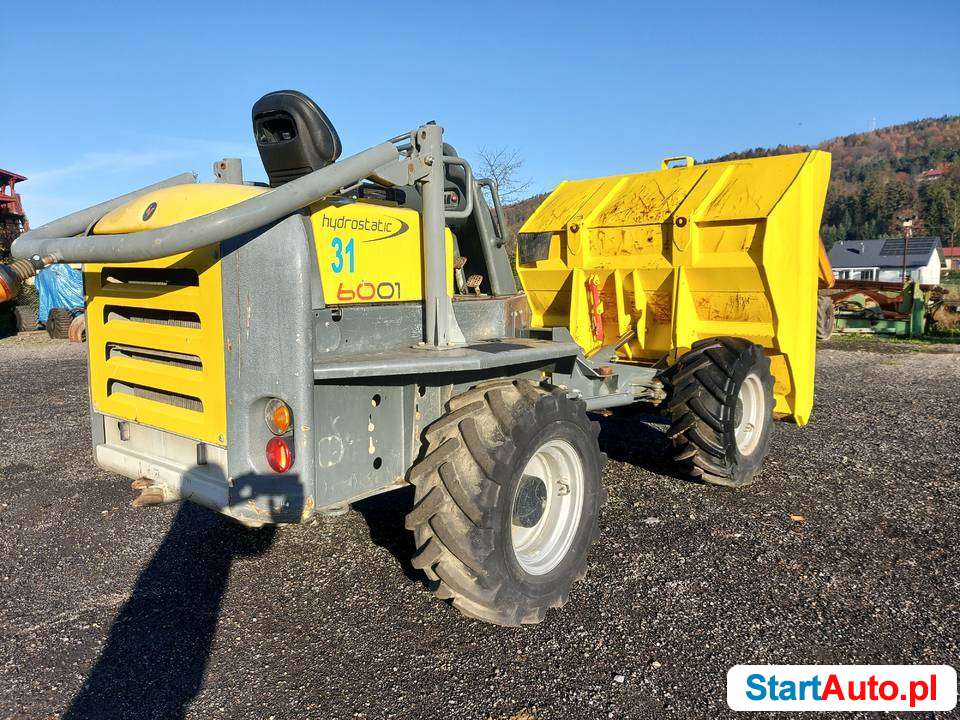 Wozidło budowlane Wacker Neuson 6001, 6t, 2013r Ausa Terex B