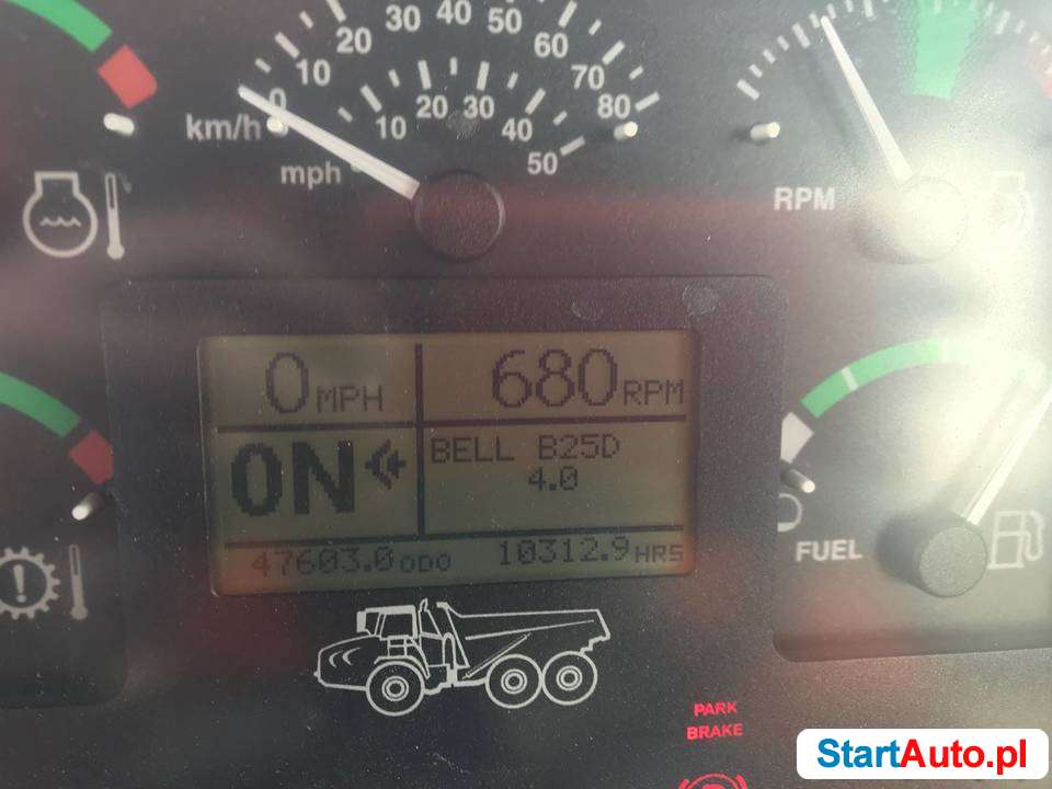 Wozidło technologiczne BELL B25D silnik Mercedes