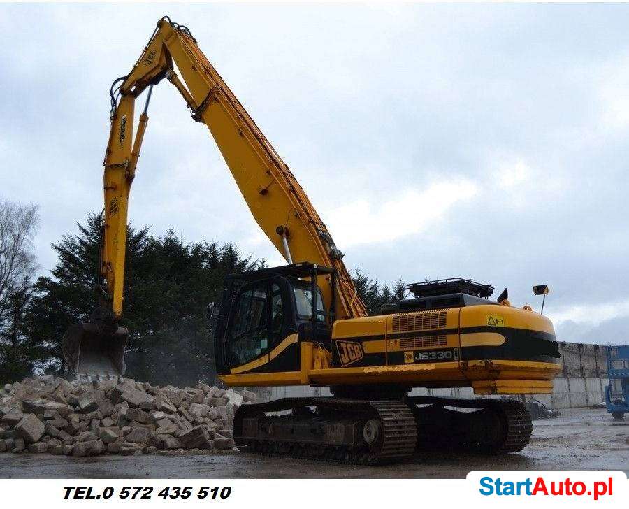 Wyburzeniowa koparka gąsienicowa JCB JS 330 HRD