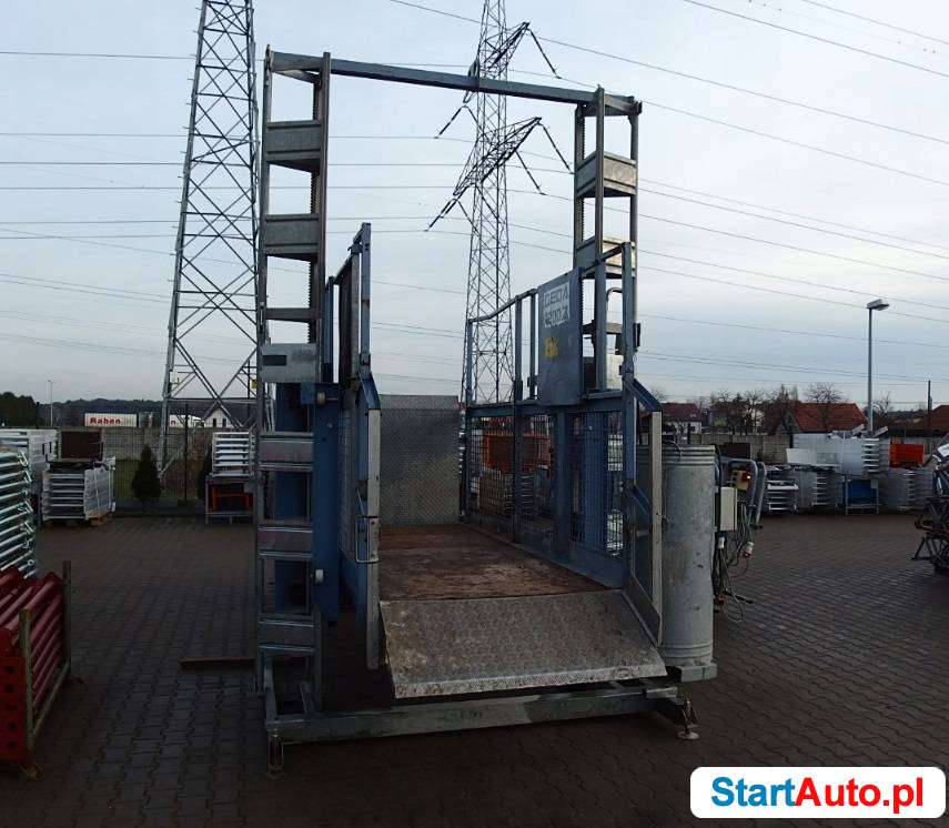 Wyciąg winda budowlana GEDA 1200Z 1200kg towarowo-osobowa