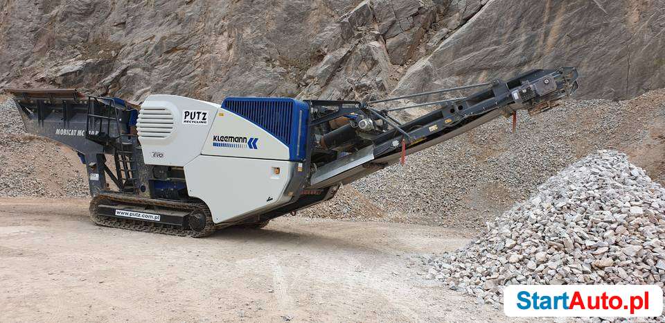 Wynajem kruszarki szczękowej Kleemann, kruszarka recykling