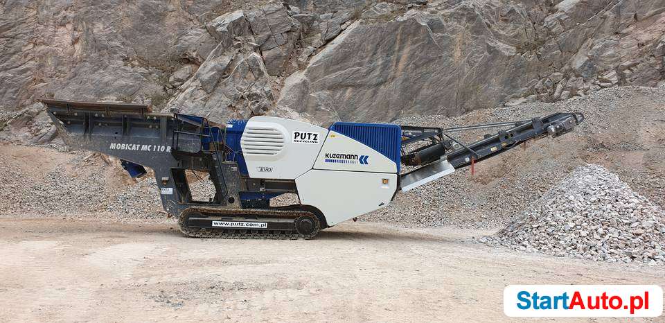 Wynajem kruszarki szczękowej Kleemann, kruszarka recykling