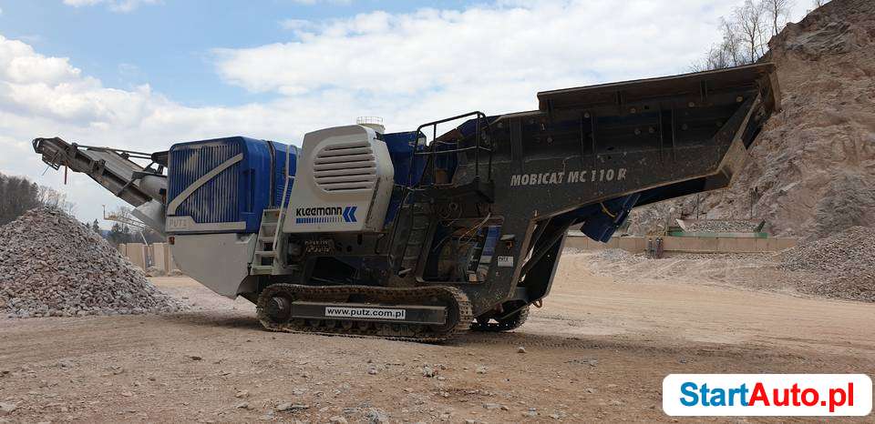 Wynajem kruszarki szczękowej Kleemann, kruszarka recykling