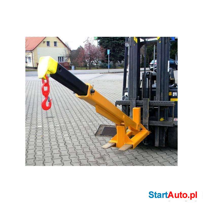 Wysięgnik ramię z hakiem WH-2 [4m] na widły wózka udźwig 2T