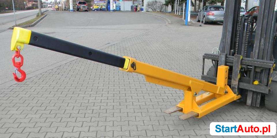 Wysięgnik z hakiem WH-3 [4m] na widły wózka udźwig 3000kg
