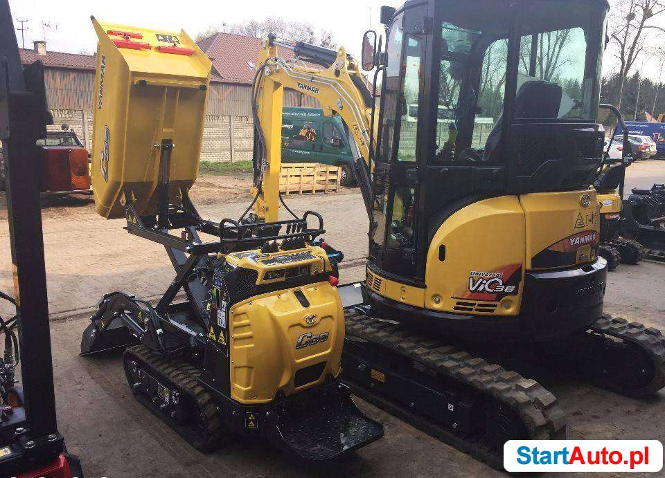 YANMAR C08 wozidło transporter + ładowarka + wysoki wysyp 0%