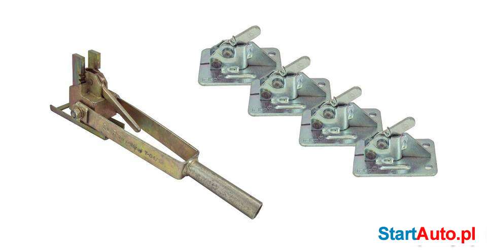 Żabka napinająca szalunki zacisk 100 szt + klucz