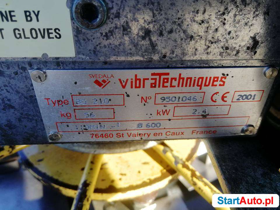 Zacieraczka do betonu DYNAPAC BG21 G 600mm F.V.